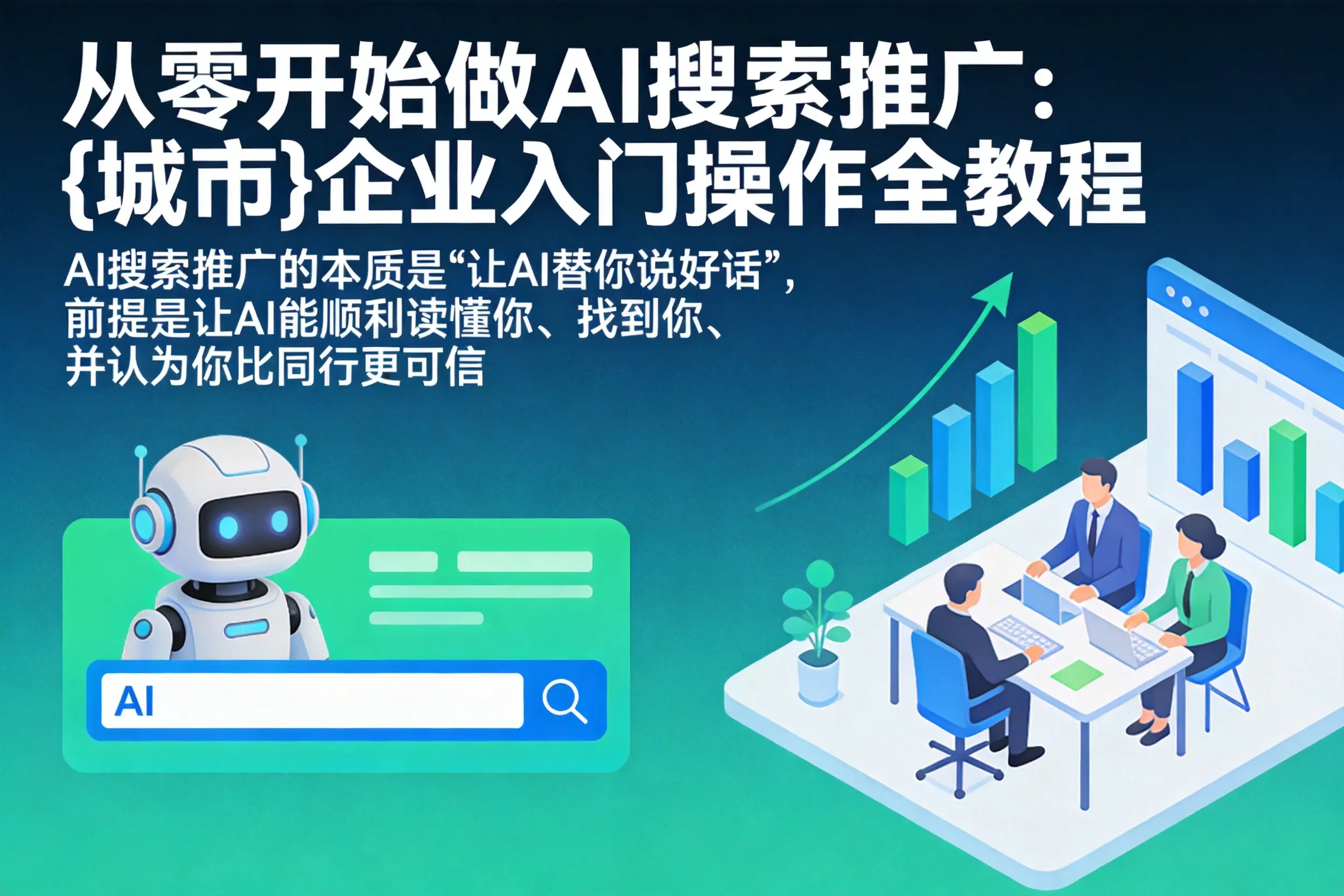 从零开始做AI搜索推广:可克达拉企业入门操作全教程