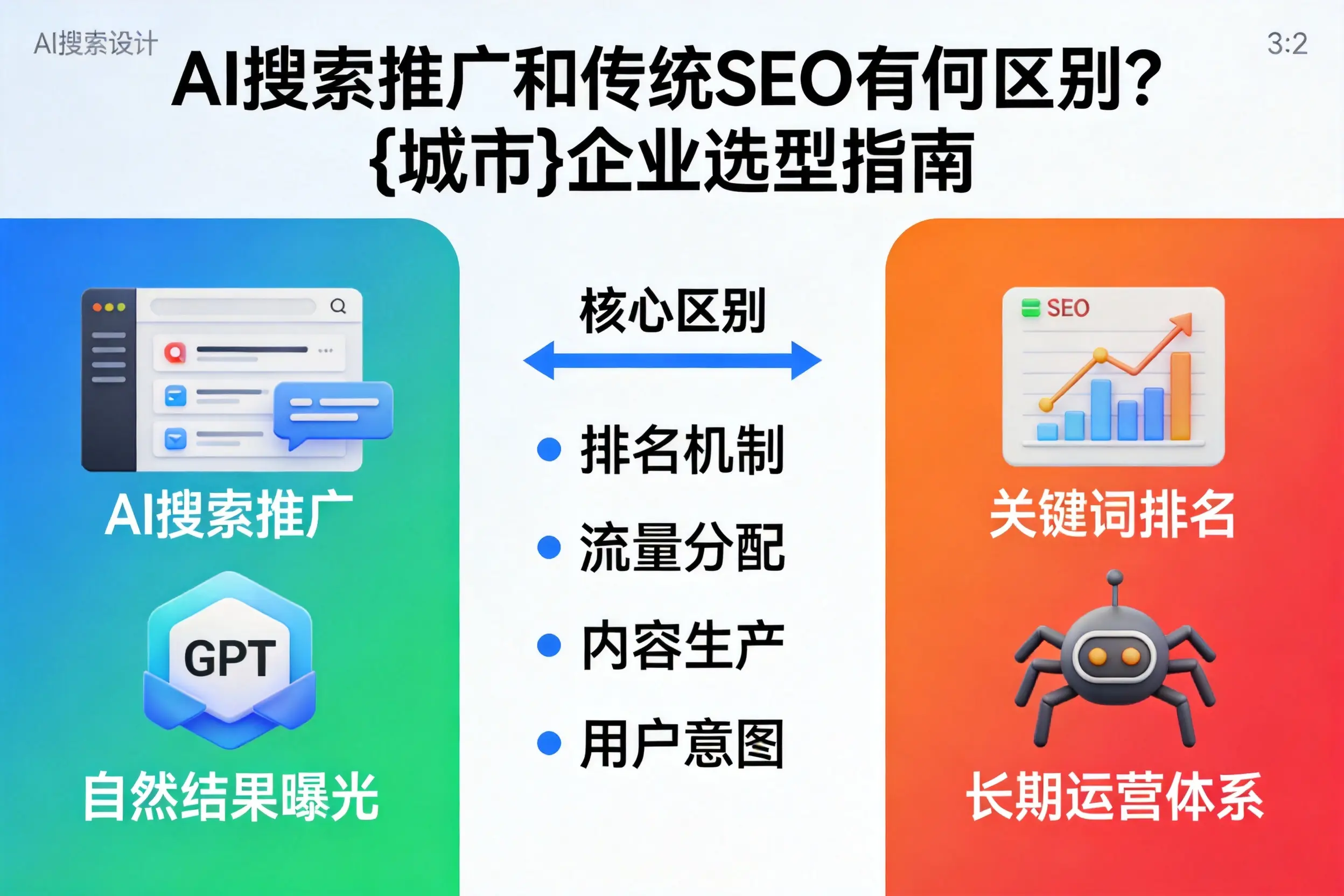AI搜索推广和传统SEO有何区别？可克达拉企业选型指南