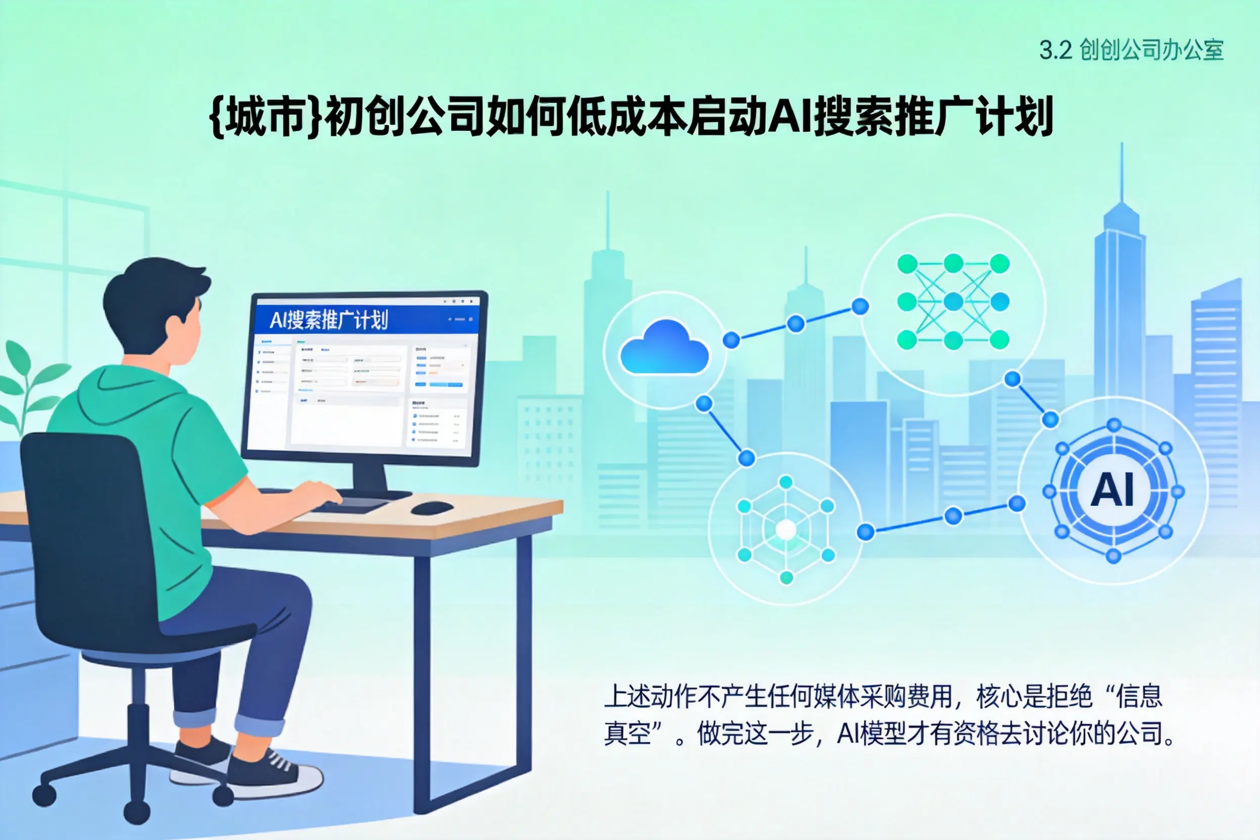可克达拉初创公司如何低成本启动AI搜索推广计划