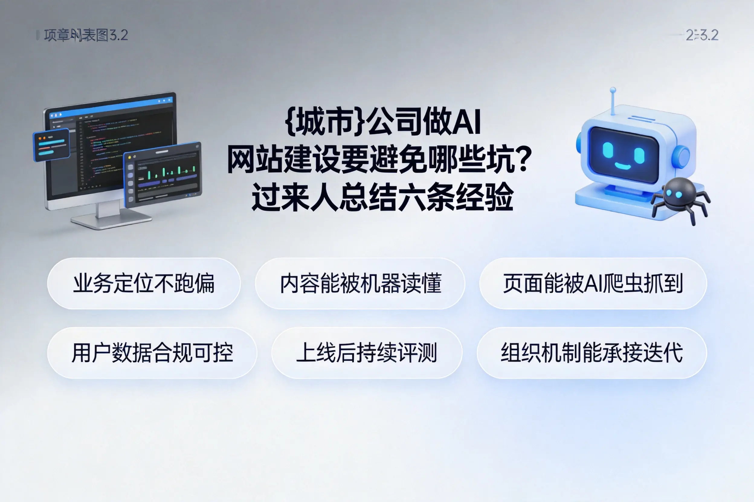 可克达拉公司做AI网站建设要避免哪些坑？过来人总结六条经验