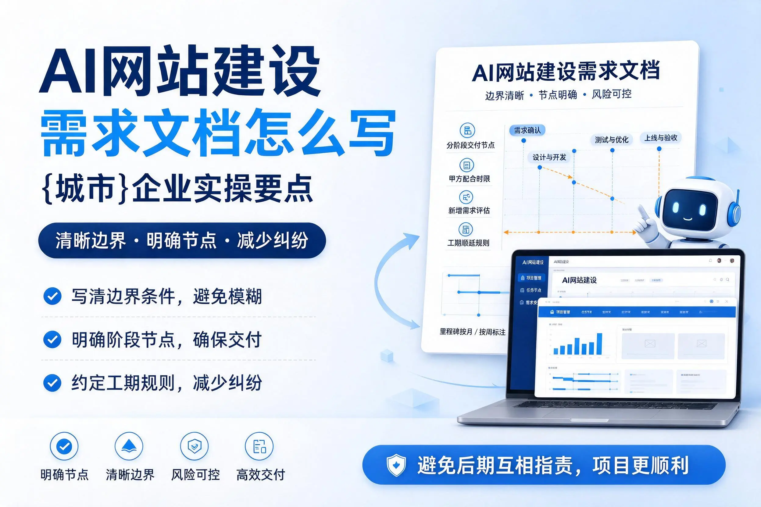 AI网站建设需求文档怎么写，可克达拉企业实操要点