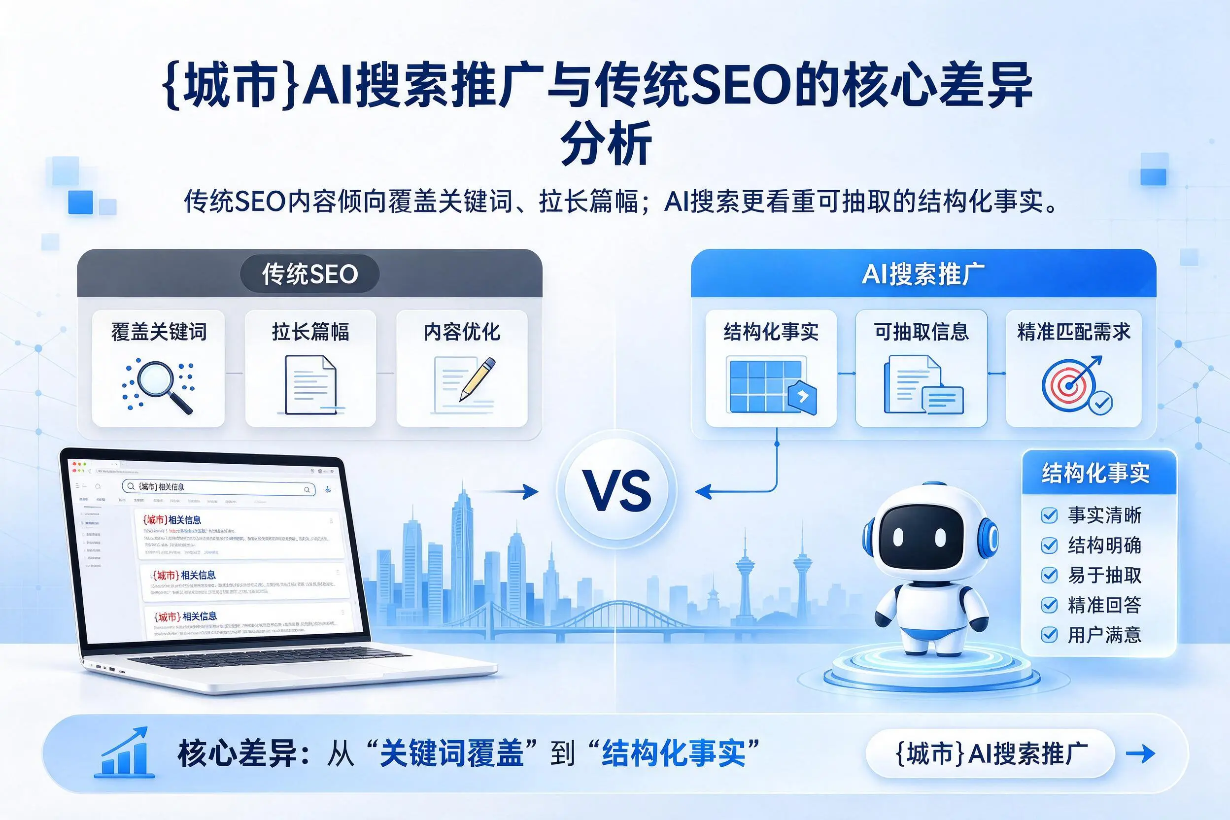 可克达拉AI搜索推广与传统SEO的核心差异分析